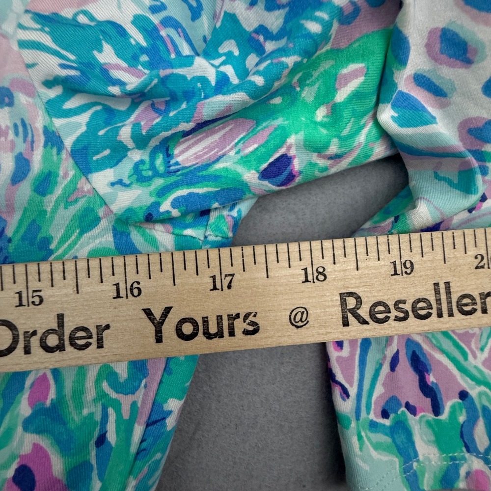 Lilly Pulitzer Karlie Wrap Romper Women Medium Amethyst Tint Crayesa Floral Wrap - Picture 13 of 16